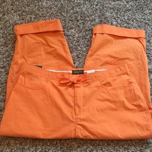 Eddie Bauer Orange Capris